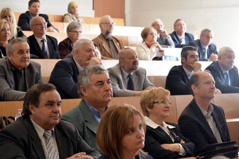 A jubileumi ünnepség közönsége